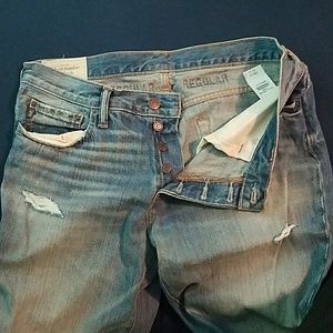 Abercrombie & Fitch Men's Slim Straight Jeans